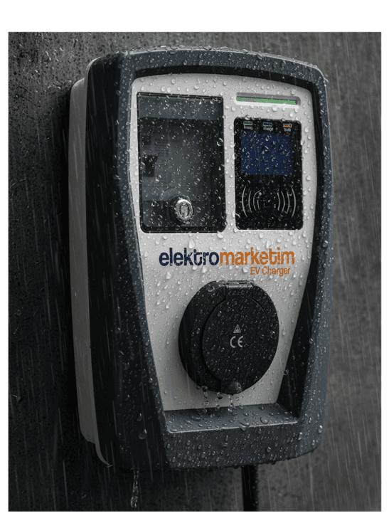 Elektromarketim EMEV 22kW 3 Faz 32A Tip 2 Soketli Elektrikli Araç Şarj İstasyonu Elektromarketim EMEV 22kW 3 Faz 32A Tip 2 Soketli Elektrikli Araç Şarj İstasyonu görsel 4