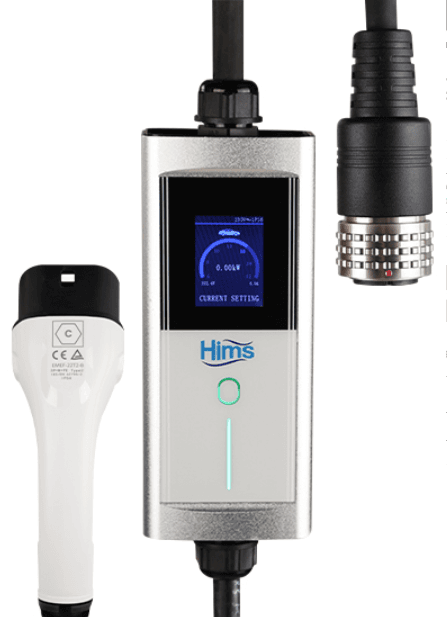 Hims 22kW Tip 2 Soketli Taşınabilir Elektrikli Araç Şarj Cihazı