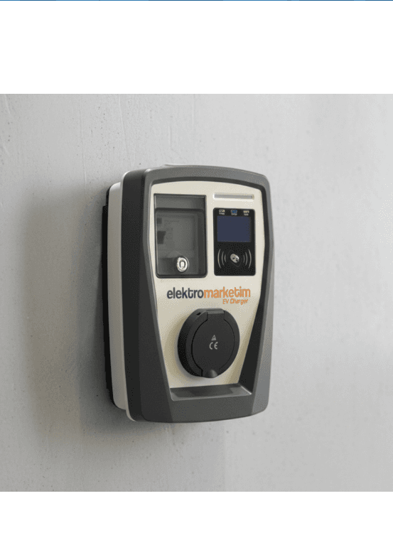 Elektromarketim EMEV 22kW 3 Faz 32A Tip 2 Soketli Elektrikli Araç Şarj İstasyonu Elektromarketim EMEV 22kW 3 Faz 32A Tip 2 Soketli Elektrikli Araç Şarj İstasyonu görsel 2