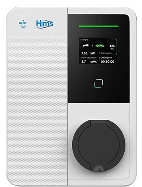 Hims HEVC-22 22kW Bireysel Duvar Tipi Araç Şarj Cihazı