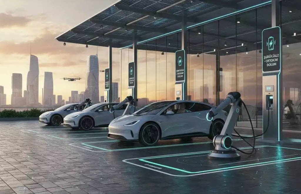 Sürücü Olmadan İşleyen Şarj Noktaları