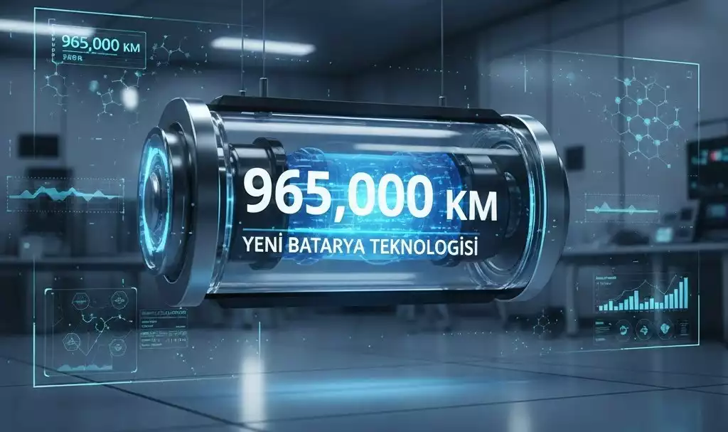 Yeni 965.000 Km Batarya Teknolojisi
